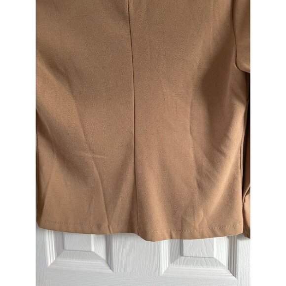 Vintage 1990's necessary objects by ady gluck frankel Tan Button Down Jacket - Picture 7 of 7